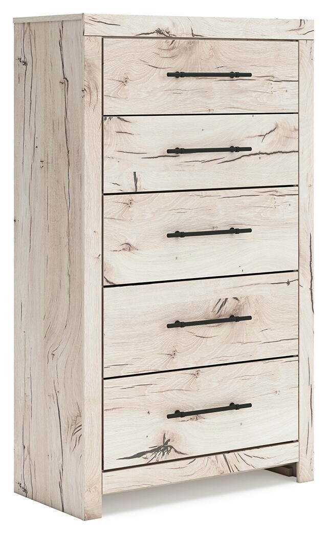 Lawroy Queen Panel Storage Bed, Dresser, Mirror, Chest and Nightstand from Ashley - Luna Furniture