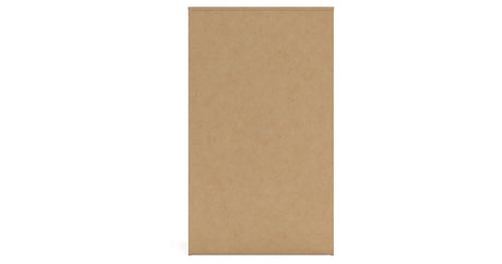 Lawroy King Panel Storage Bed with Mirrored Dresser and Chest in Light Natural from Ashley - Luna Furniture
