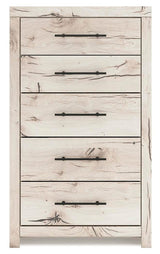 Lawroy Queen Panel Storage Bed, Dresser, Mirror, Chest and Nightstand from Ashley - Luna Furniture
