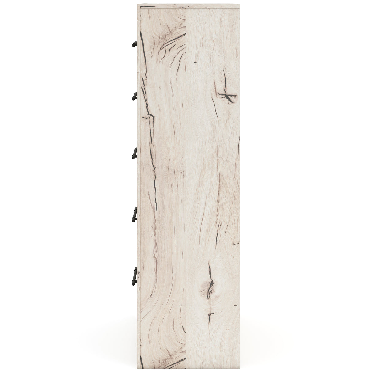 Lawroy Light Natural Storage Panel Bedroom Set with 2 One-Side Drawers from Ashley - Luna Furniture