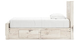 Lawroy Light Natural Twin Storage Platform Bed with 4 Drawers from Ashley Furniture - Luna Furniture