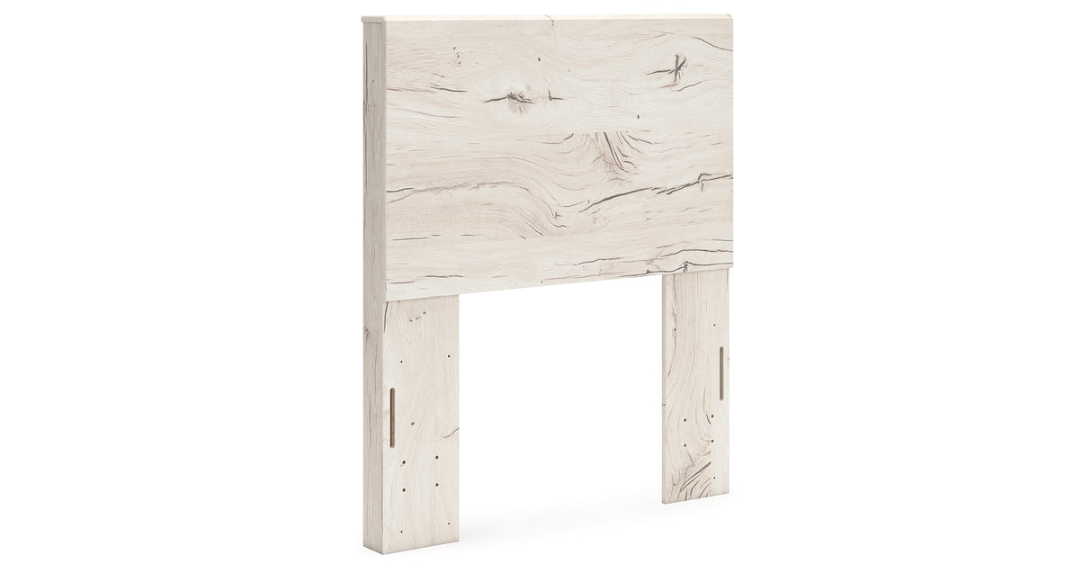 Lawroy Twin Panel Headboard with Dresser and 2 Nightstands in Light Natural from Ashley - Luna Furniture