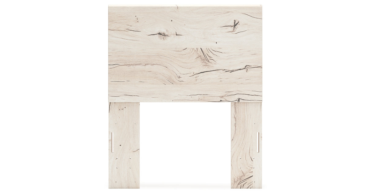Lawroy Twin Panel Headboard with Dresser and 2 Nightstands in Light Natural from Ashley - Luna Furniture