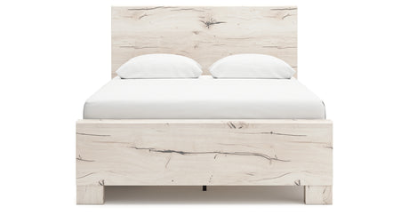 Lawroy Light Natural Queen Storage Platform Bed with 2 Drawers from Ashley - Luna Furniture