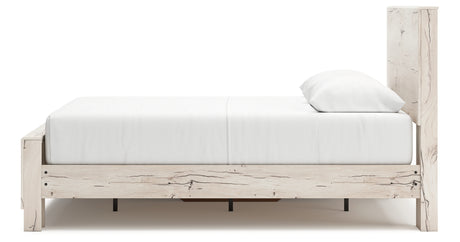 Lawroy Light Natural Queen Storage Platform Bed with 2 Drawers from Ashley - Luna Furniture