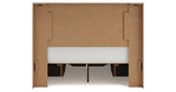 Lawroy Light Natural Queen Storage Platform Bed with 6 Drawers from Ashley - Luna Furniture