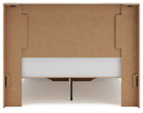 Lawroy Queen Panel Headboard with 2 Nightstands in Light Natural from Ashley - Luna Furniture