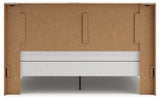 Lawroy Light Natural King Panel Bed, Dresser, Mirror and Nightstand from Ashley - Luna Furniture