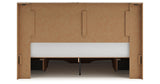 Lawroy Light Natural King Storage Platform Bed with 6 Drawers from Ashley Furniture - Luna Furniture