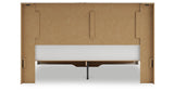 Lawroy King Panel Headboard with Dresser in Light Natural from Ashley - Luna Furniture