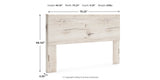 Lawroy King Panel Headboard with Mirrored Dresser, Chest and 2 Nightstands in Light Natural from Ashley - Luna Furniture