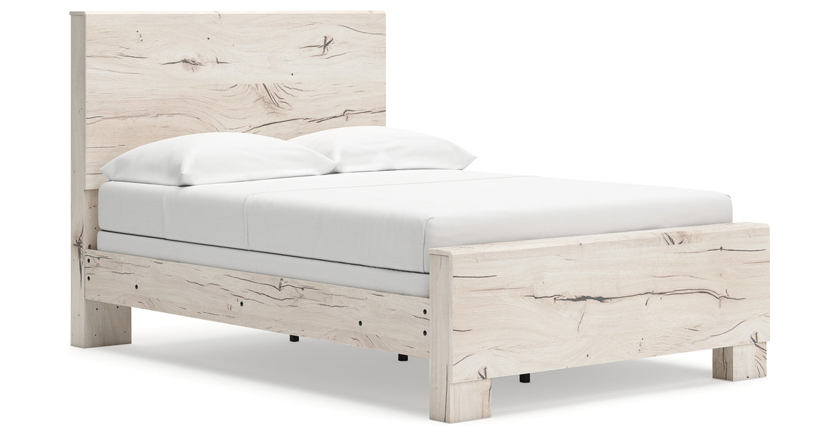 Lawroy Light Natural Full Panel Bed from Ashley Furniture - Luna Furniture