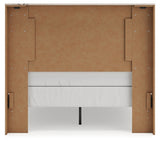 Lawroy Light Natural Full Panel Bed, Dresser and Mirror from Ashley - Luna Furniture