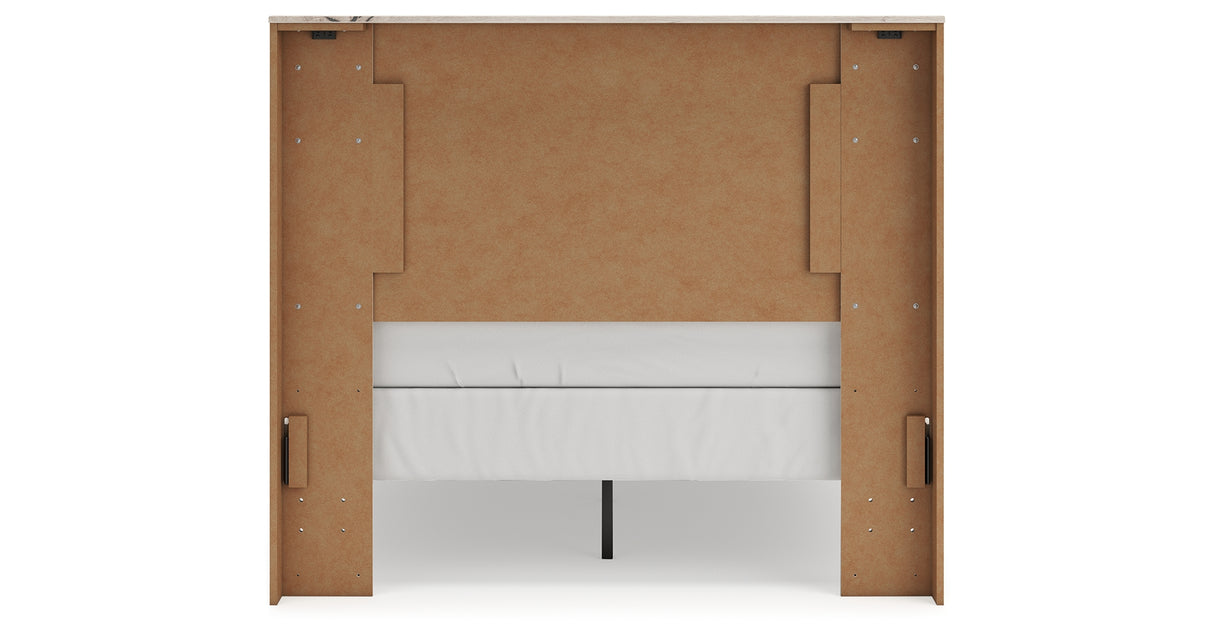 Lawroy Light Natural Full Panel Bed from Ashley Furniture - Luna Furniture