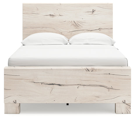 Lawroy Light Natural Full Panel Bed, Dresser and Mirror from Ashley - Luna Furniture
