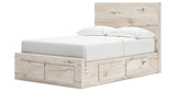 Lawroy Full Storage Bed and Nightstand from Ashley Furniture - Luna Furniture
