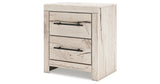 Lawroy Queen Panel Bed with Dresser and 2 Nightstands in Light Natural from Ashley - Luna Furniture