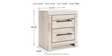 Lawroy Queen Panel Bed with Dresser and 2 Nightstands in Light Natural from Ashley - Luna Furniture