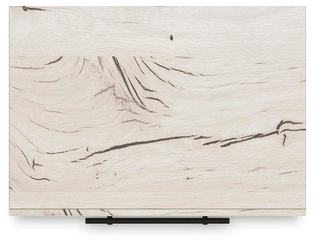 Lawroy Light Natural Queen Panel Storage Bed, Dresser, Mirror, Chest and Nightstand from Ashley - Luna Furniture