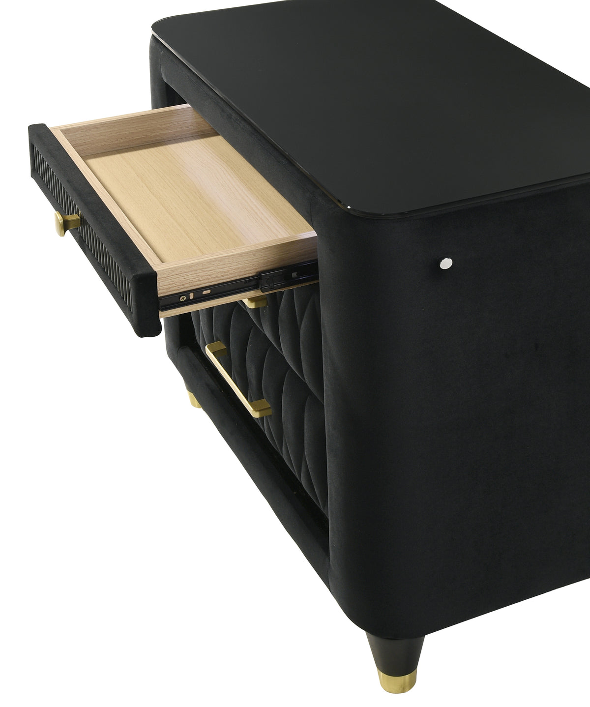 Valeria Black Nightstand