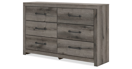Graystorm Full Panel Bed with Storage with Dresser in Brown Gray from Ashley Furniture - Luna Furniture