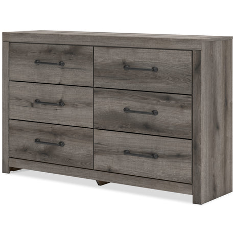 Graystorm Brown Gray Panel Storage Bedroom Set with 2 One-Side Drawers from Ashley - Luna Furniture