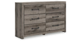 Graystorm Full Panel Bed with Dresser and Nightstand in Brown Gray from Ashley Furniture - Luna Furniture