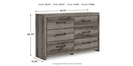 Graystorm Twin Panel Storage Bed with Dresser and Nightstand in Brown Gray from Ashley Furniture - Luna Furniture