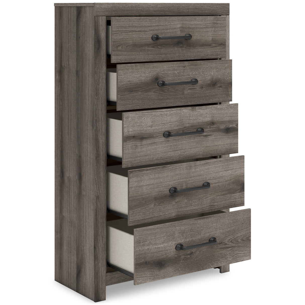 Graystorm Brown Gray Storage Platform Youth Bedroom Set with 2 Drawers from Ashley - Luna Furniture