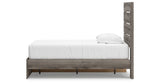Graystorm Twin Panel Storage Bed with Mirrored Dresser, Chest and 2 Nightstands in Brown Gray from Ashley Furniture - Luna Furniture