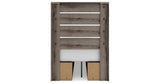 Graystorm Brown Gray Twin Storage Platform Bed with 4 Drawers from Ashley - Luna Furniture
