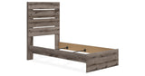 Graystorm Brown Gray Twin Panel Bed from Ashley Furniture - Luna Furniture