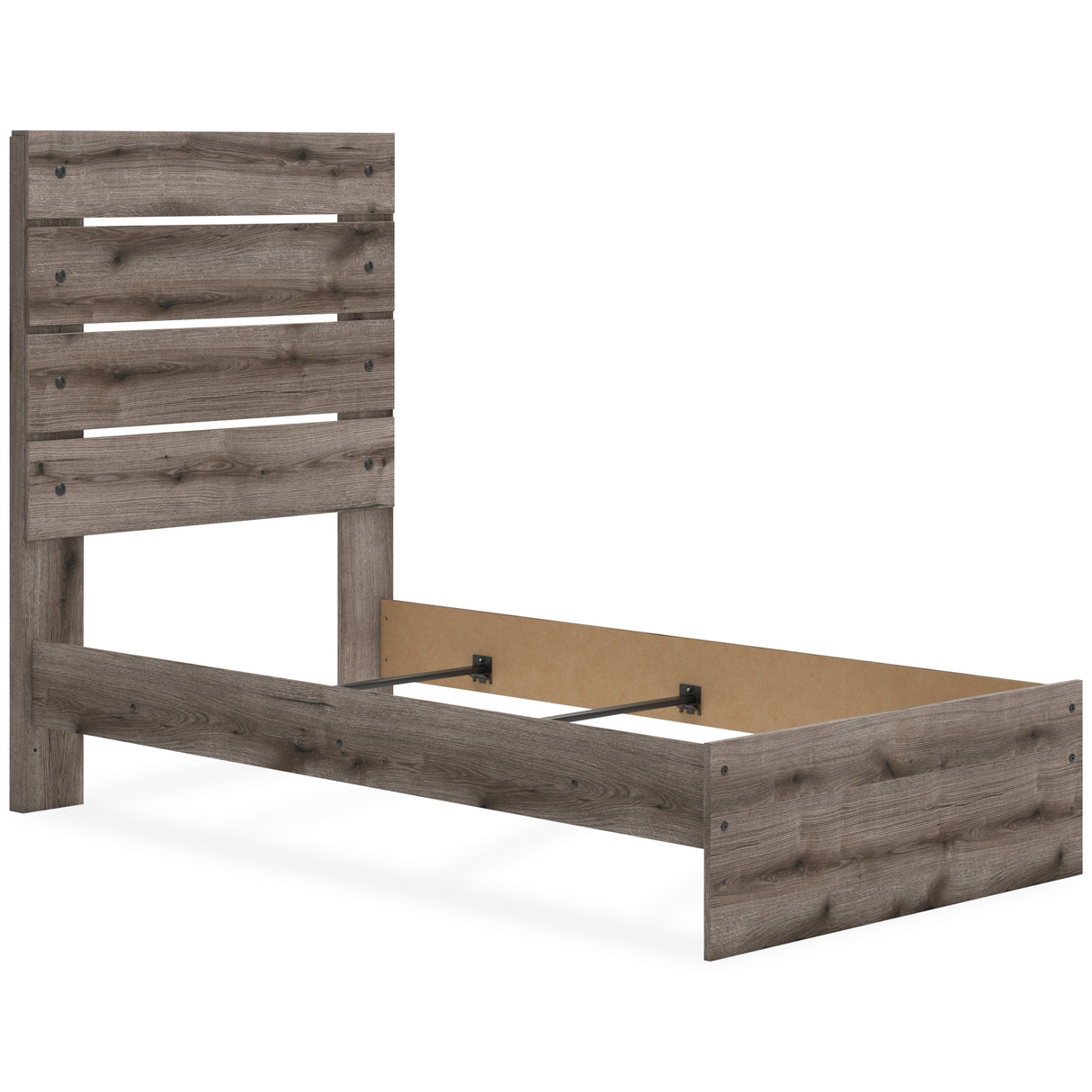 Graystorm Brown Gray Youth Panel Bedroom Set from Ashley Furniture - Luna Furniture