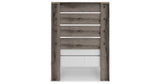 Graystorm Twin Panel Bed with Dresser in Brown Gray from Ashley Furniture - Luna Furniture