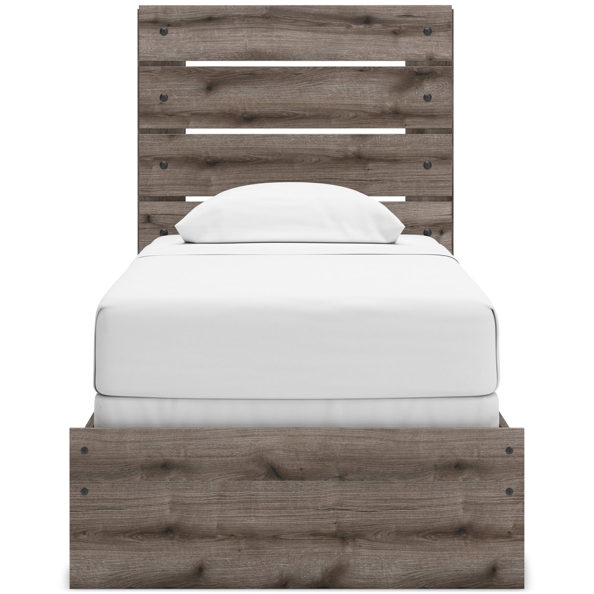 Graystorm Brown Gray Youth Panel Bedroom Set from Ashley Furniture - Luna Furniture