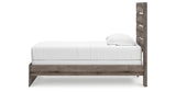 Graystorm Twin Panel Bed with Dresser and Nightstand in Brown Gray from Ashley Furniture - Luna Furniture