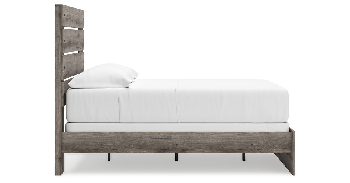 Graystorm Full Panel Bed with Dresser and Nightstand in Brown Gray from Ashley Furniture - Luna Furniture