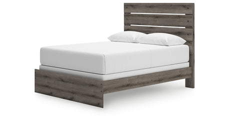 Graystorm Queen Panel Bed with Dresser in Brown Gray from Ashley Furniture - Luna Furniture
