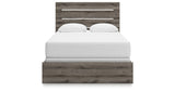 Graystorm Queen Panel Bed with Dresser in Brown Gray from Ashley Furniture - Luna Furniture