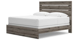 Graystorm King Panel Bed with Dresser and Nightstand in Brown Gray from Ashley Furniture - Luna Furniture