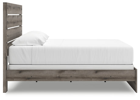 Graystorm Brown Gray King Panel Bed with Dresser from Ashley Furniture - Luna Furniture