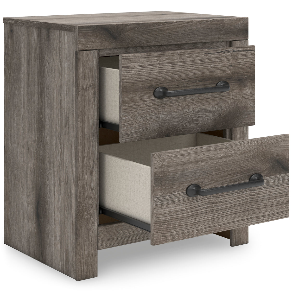 Graystorm Brown Gray Panel Bedroom Set from Ashley - Luna Furniture