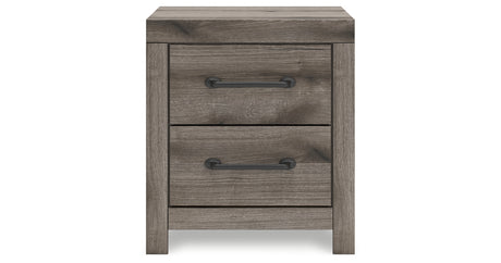 Graystorm Full Panel Bed with Dresser and Nightstand in Brown Gray from Ashley Furniture - Luna Furniture