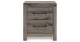 Graystorm Full Panel Bed with Storage with Dresser and Nightstand in Brown Gray from Ashley Furniture - Luna Furniture