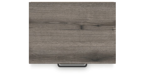 Graystorm Full Panel Bed with Storage with Mirrored Dresser, Chest and 2 Nightstands in Brown Gray from Ashley Furniture - Luna Furniture