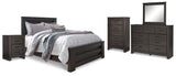 Brinxton Charcoal Panel Bedroom Set from Ashley - Luna Furniture