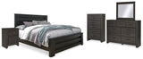 Brinxton Charcoal Panel Bedroom Set from Ashley - Luna Furniture