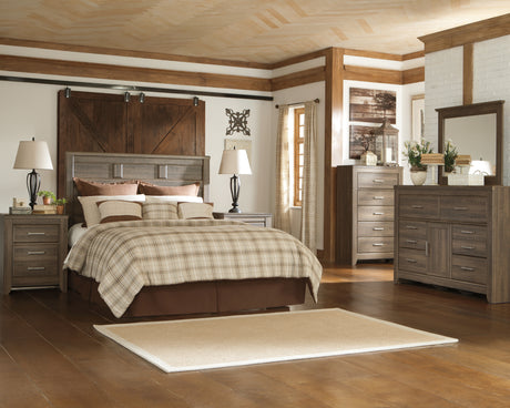 Juararo Dark Brown Queen Panel Headboard from Ashley Furniture - Luna Furniture