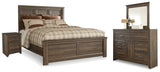 Juararo Dark Brown Panel Bedroom Set from Ashley - Luna Furniture