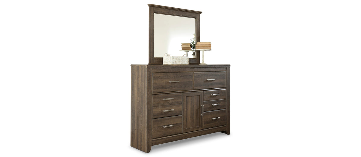 Juararo California King Poster Bed, Dresser and 2 Nightstands from Ashley Furniture - Luna Furniture
